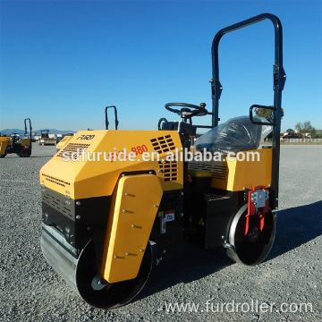 Steel Wheel 1 Ton Vibratory Small Road Roller (FYL-880)